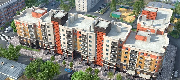 ЖК Многосекционный дом на Чижевского