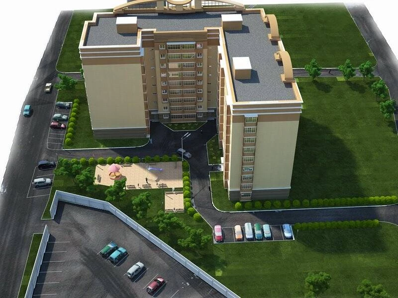 ЖК Многосекционный дом на улице Спартака