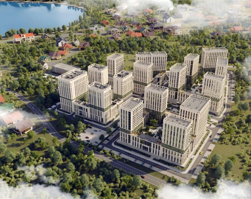 ЖК Моне. Дом у озера