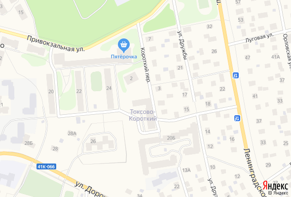 ЖК Токсово, Короткий пер.
