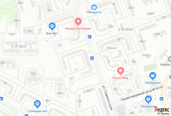 ЖК Солнцево, ул. Главмосстроя